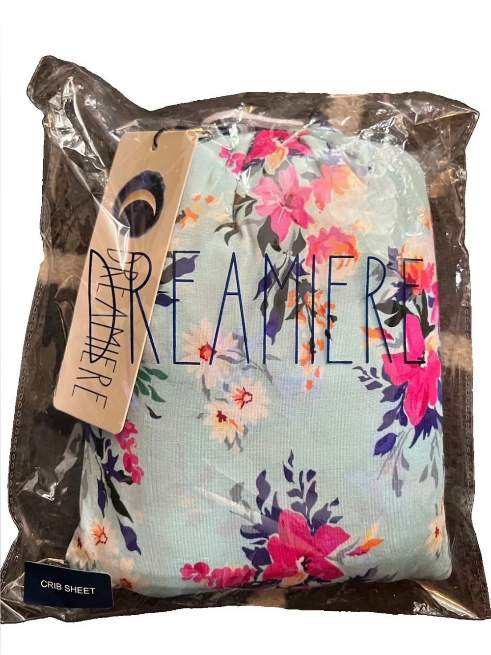 Dreamiere Crib Sheet bamboo floral print NWT